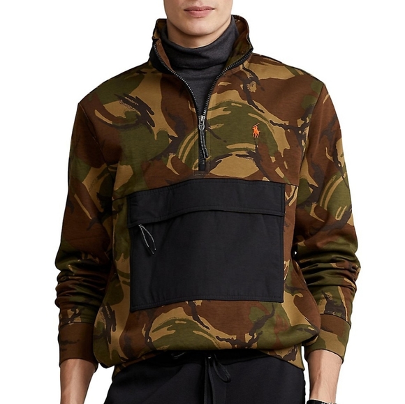 Polo Ralph Lauren Water-Repellent Hybrid Hoodie XXL 1/4 Zip - Picture 2 of 6